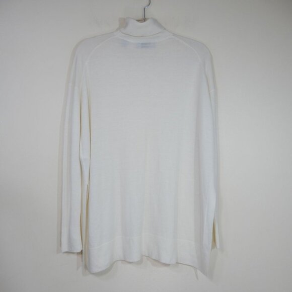 ALL SAINTS Gala Merino Wool Turtleneck Sweater Size S Relaxed White NEW $199 - Picture 7 of 8